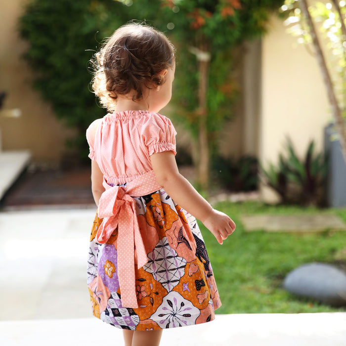 Maisie Dress -Handdrawn Batik